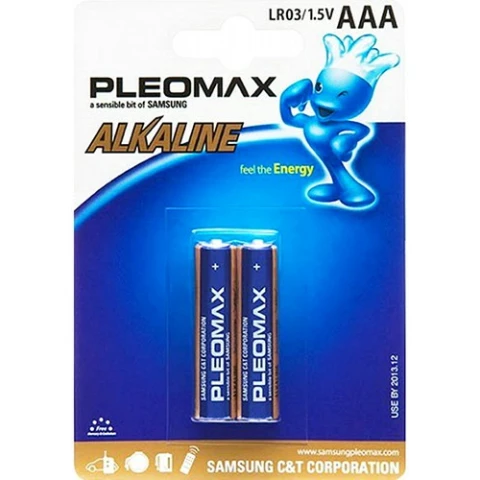 Батарейка Pleomax (AAA, 2 шт)