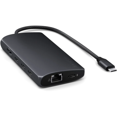 Док-станция Satechi USB-C Multiport Adapter V3 Midnight (ST-P8KED)