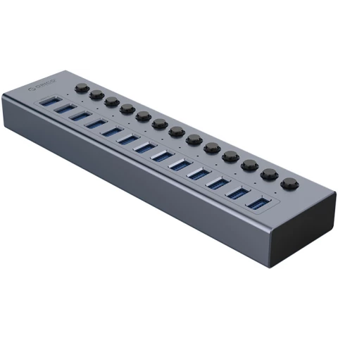 USB-концентратор Orico BT2U3-13AB-EU-GY-BP Grey