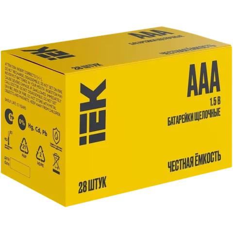Батарейка IEK ABT-LR03-OP-B28 (AAA, 28 шт.)