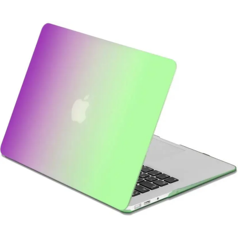 Чехол для ноутбука Func DF MacCase-05 Purple/Green