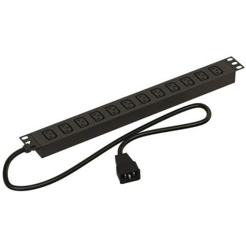 Блок розеток Hyperline SHE19-12IEC-2.5AIEC