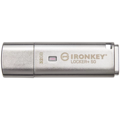 USB Flash накопитель 32Gb Kingston IronKey Locker+ 50 (IKLP50/32GB)