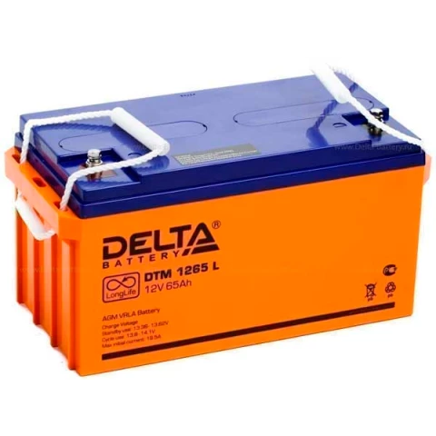 Аккумуляторная батарея Delta DTM1265L (REVERSE POLARITY)