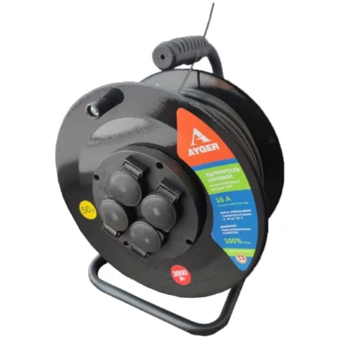 Силовой удлинитель AYGER 30002