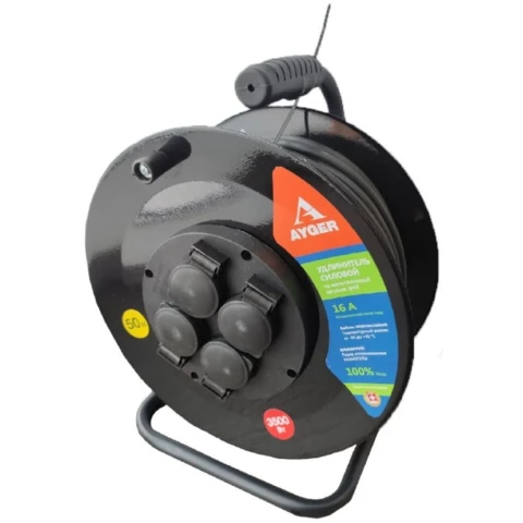 Силовой удлинитель AYGER 50036