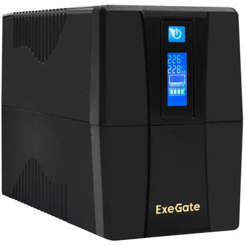 ИБП ExeGate SpecialPro Smart LLB-1000.LCD.AVR.2SH.RJ.USB