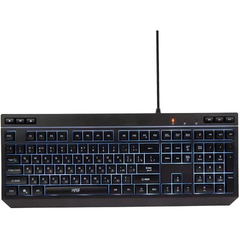 Клавиатура HIPER GKEY-1100 Black