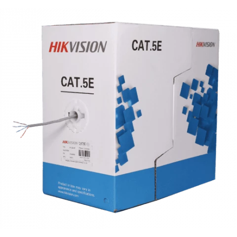 Бухта Hikvision DS-1LN5E-E/E, UTP, кат. 5e, 305м