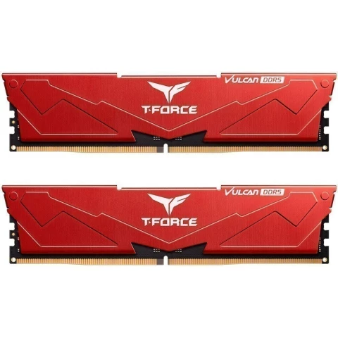 Оперативная память 32Gb DDR5 6000MHz Team T-Force Vulcan (FLRD532G6000HC30DC01) (2x16Gb KIT)
