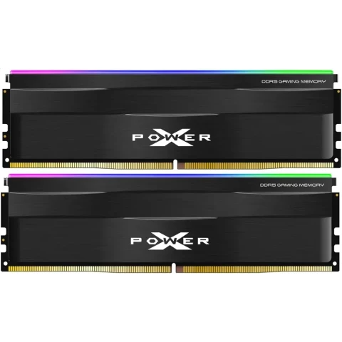 Оперативная память 64Gb DDR5 6000MHz Silicon Power XPower Zenith RGB (SP064GXLWU600FDF) (2x32Gb KIT)