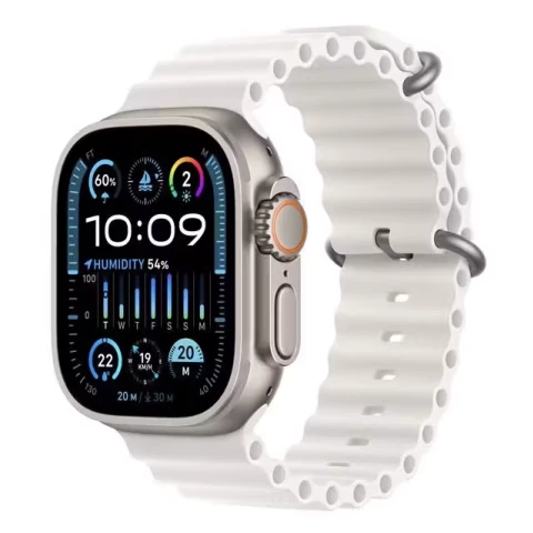 Умные часы Apple Watch Ultra 2 49mm Titanium Case with White Ocean Band O/S (MREJ3LW/A)