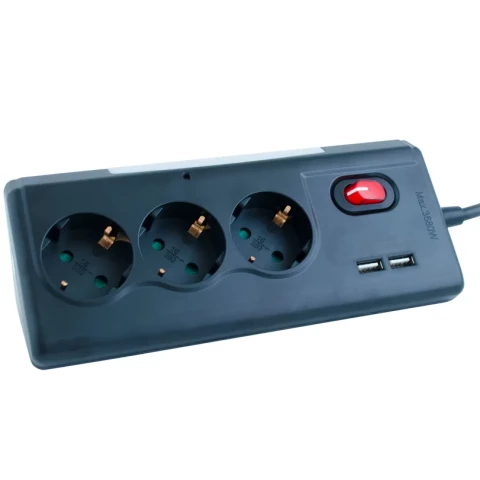 Сетевой удлинитель СТАРТ 3x1 ZDV 2USB