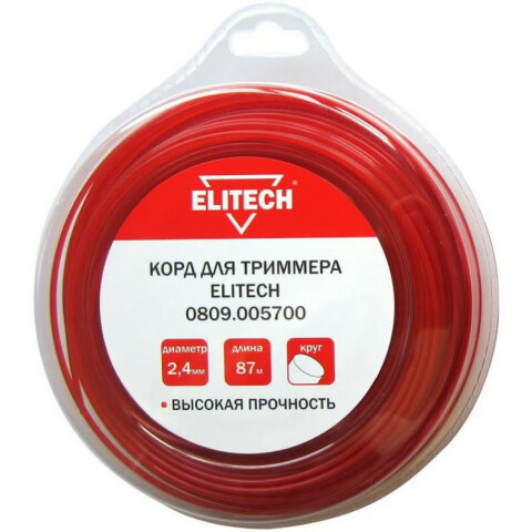 Леска для триммера Elitech 0809.005700