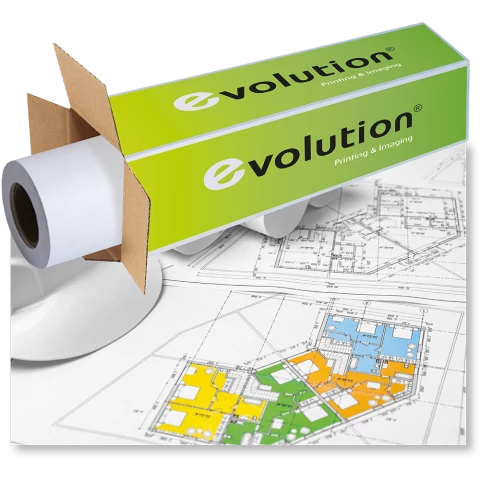 Бумага Technoevolab EVOLUTION PPC Premium EXTRA Paper (620 мм x 175 м, 75 г/м2)
