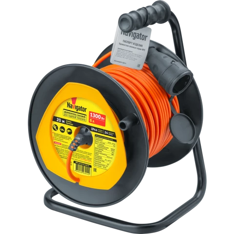 Силовой удлинитель Navigator NPE-LM-20-X-2х0.75