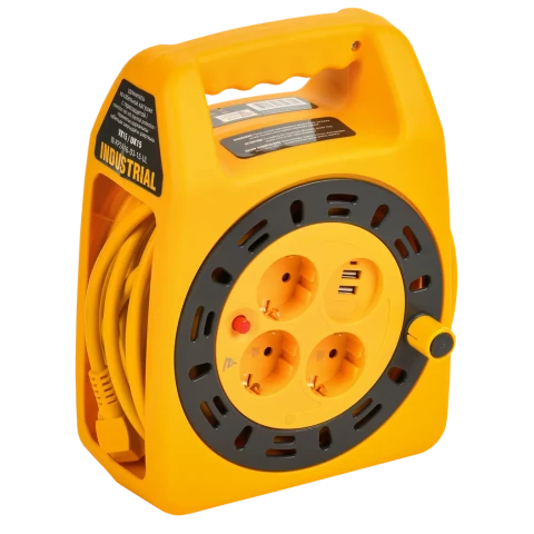 Удлинитель на катушке IEK IN-KP24-16-03-15-UL