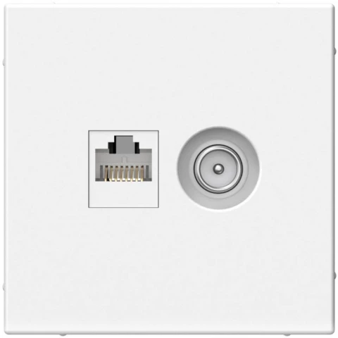 Розетка RJ-45 + TV Systeme Electric GAL000189