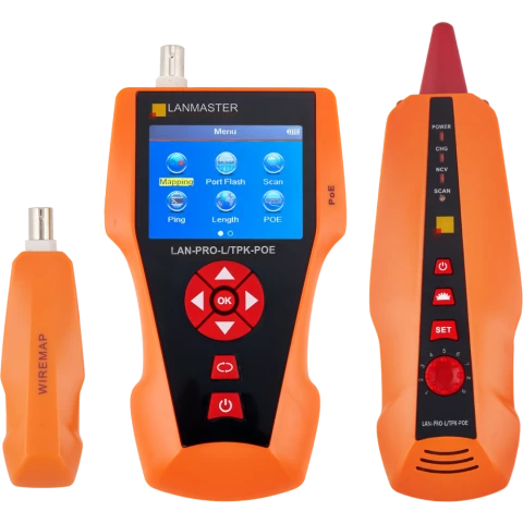 Тестер витой пары Lanmaster LAN-PRO-L/TPK-POE