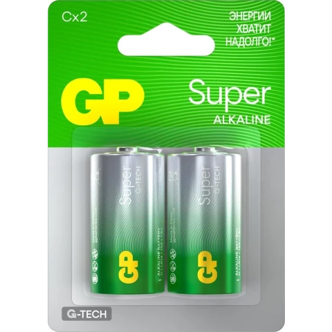 Аккумулятор GP Super G-Tech (C, 2 шт.)