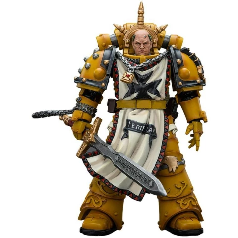 Фигурка JOYTOY Warhammer 30K Imperial Fists Sigismund, First Captain of the Imperial Fists
