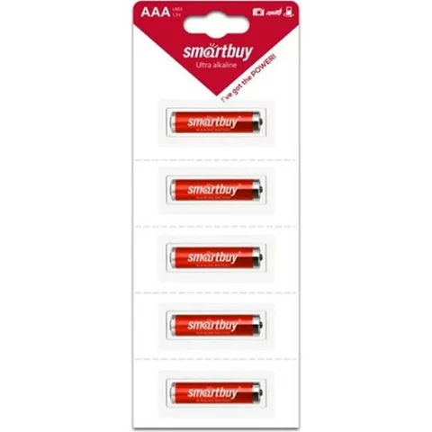 Батарейка SmartBuy LR03/5B (AAA, 5 шт.)