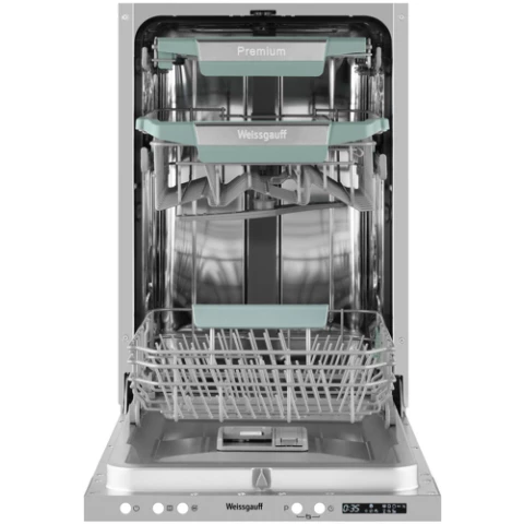 Встраиваемая посудомоечная машина Weissgauff BDW 4575 D Inverter AutoOpen Timer Floor