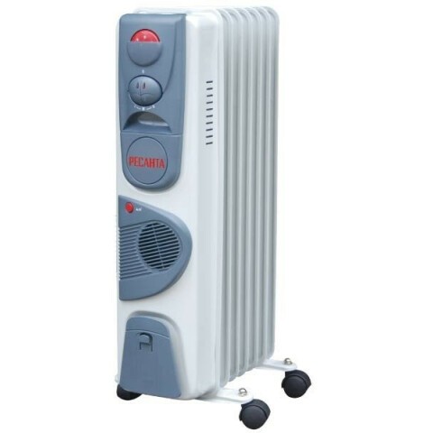 Масляный радиатор Ресанта ОМ-7НВ 1900W White