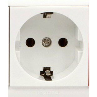 Розетка Hyperline M45-GE-WH