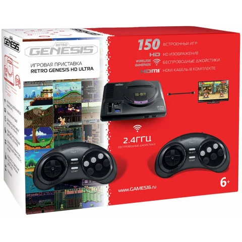 Игровая приставка SEGA Retro Genesis HD Ultra (150 встроенных игр)