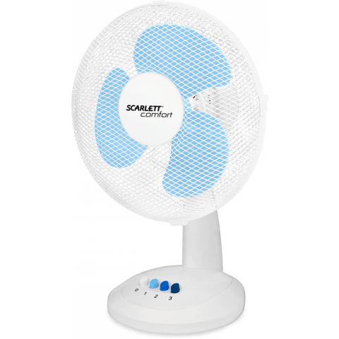 Настольный вентилятор Scarlett SC-DF111S07 White