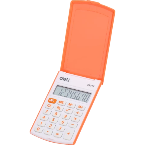 Калькулятор Deli E39217 Orange