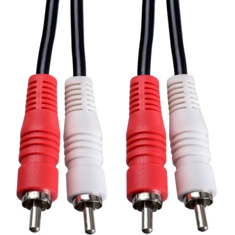 Кабель 2xRCA (M) - 2xRCA (M), 1.5м, Perfeo R3002