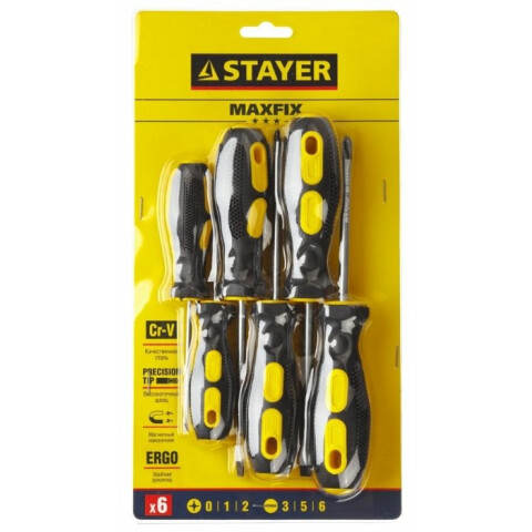 Набор отвёрточный STAYER 2513-H6_z01