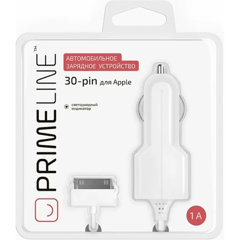 Автомобильное зарядное устройство Prime Line 2200 White