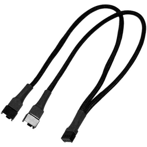 Разветвитель Nanoxia 4-pin PWM - 2x 4-pin PWM, 0.3m (NXPWY30)