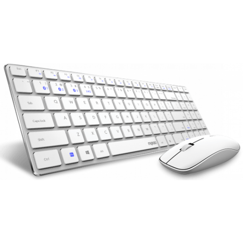 Клавиатура + мышь Rapoo 9300M White