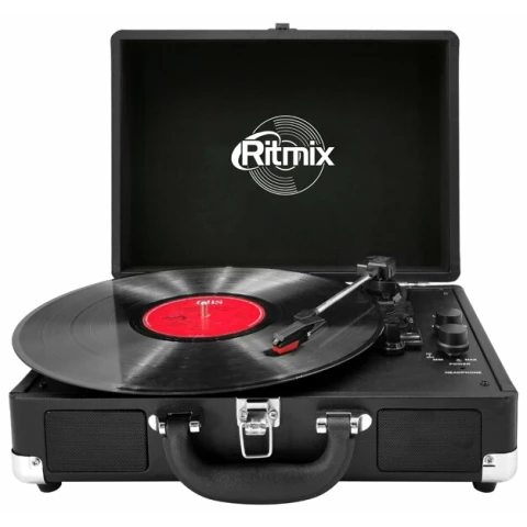 Виниловый проигрыватель Ritmix LP-120B Black