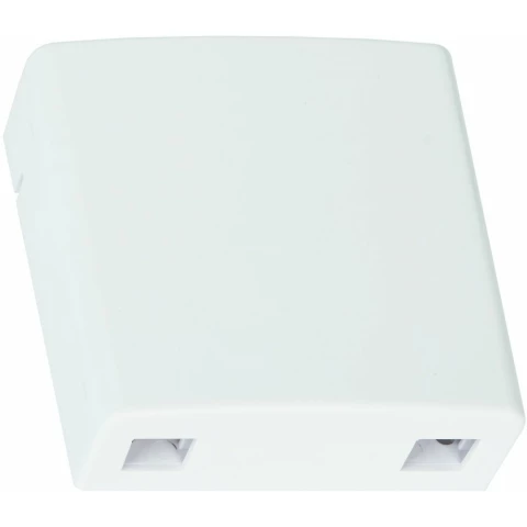 Корпус настенной розетки NIKOMAX NMF-WO2-BLANK-CS-WT