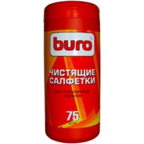 Buro чистящие салфетки для плазменных экранов, туба 75 шт (BU-TPSMA)