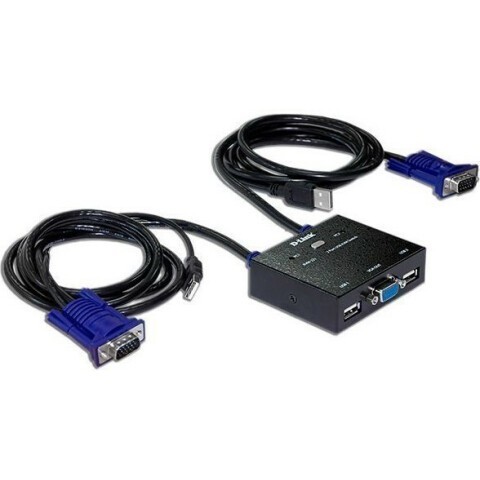 KVM переключатель D-Link KVM-221