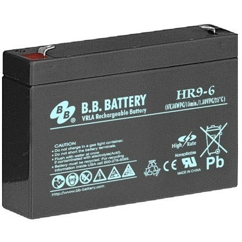 Аккумуляторная батарея B.B.Battery HR 9-6