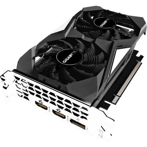 Видеокарта NVIDIA GeForce GTX 1650 Gigabyte 4Gb (GV-N1650OC-4GD)