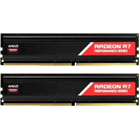 Оперативная память 16Gb DDR4 2400MHz AMD (R7S416G2400U2K) (2x8Gb KIT)