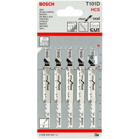 Пилки Bosch T101D HCS