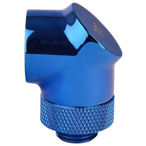 Угловой адаптер Thermaltake Pacific G1/4 90 Degree Adapter Blue