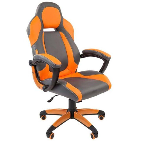 Игровое кресло Chairman Game 20 Gray/Orange (00-07019432)