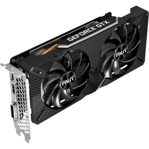 Видеокарта NVIDIA GeForce GTX 1660 Palit Dual 6Gb (NE51660018J9-1161C)