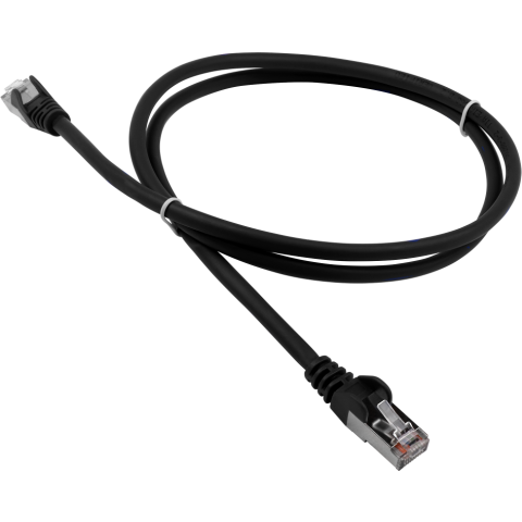 Патч-корд Lanmaster LAN-PC45/S5E-1.5-BK, 1.5м