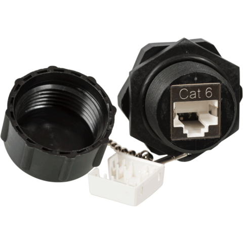 Вставка RJ-45 Lanmaster LAN-OK45S6/180-WP